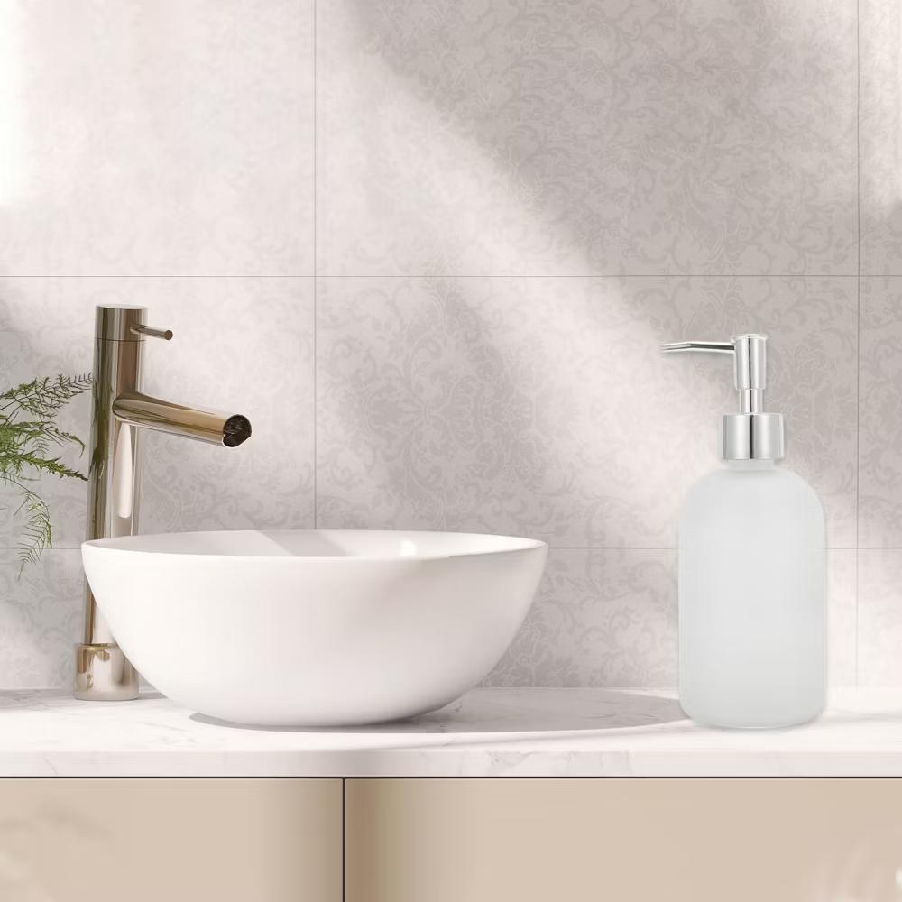 Reusable Cylinder Frosted Soap Dispenser 1 Pc - Image 40