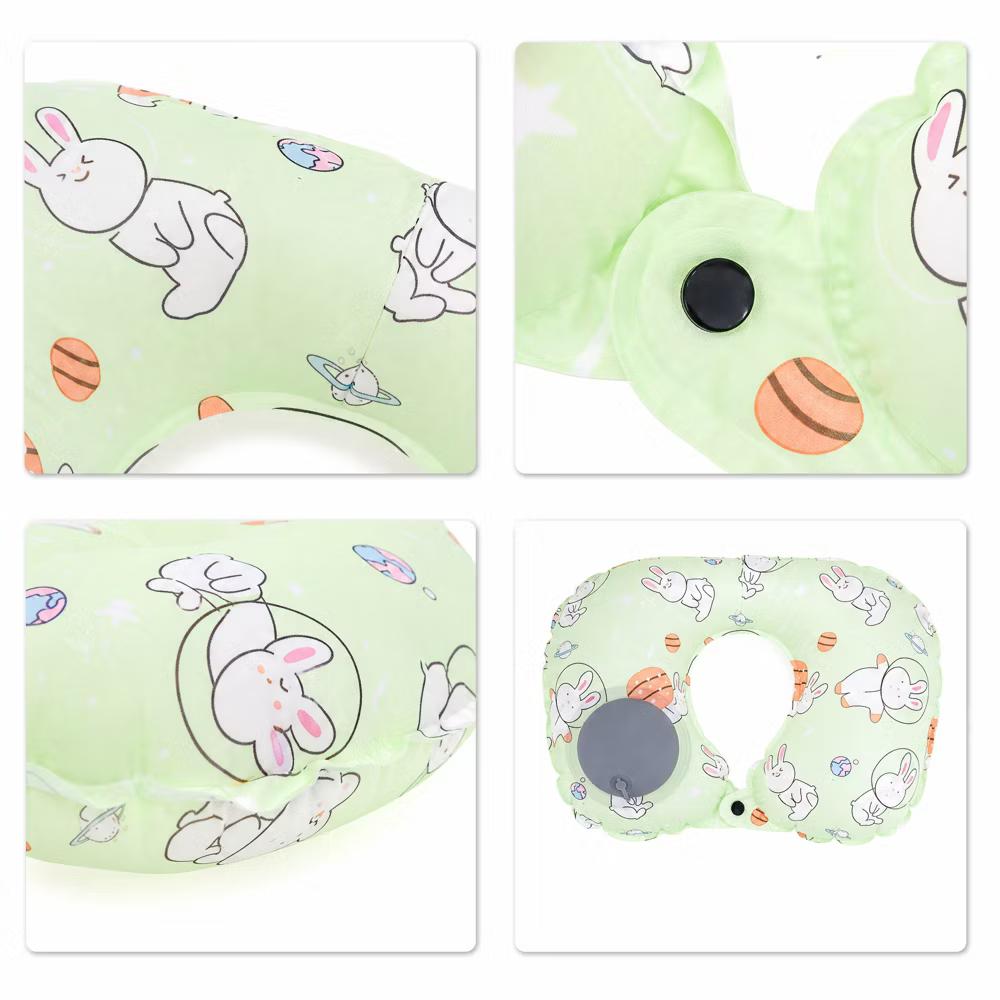 Ice Silk Inflatable Travel Pillow 1 Pc - Image 38