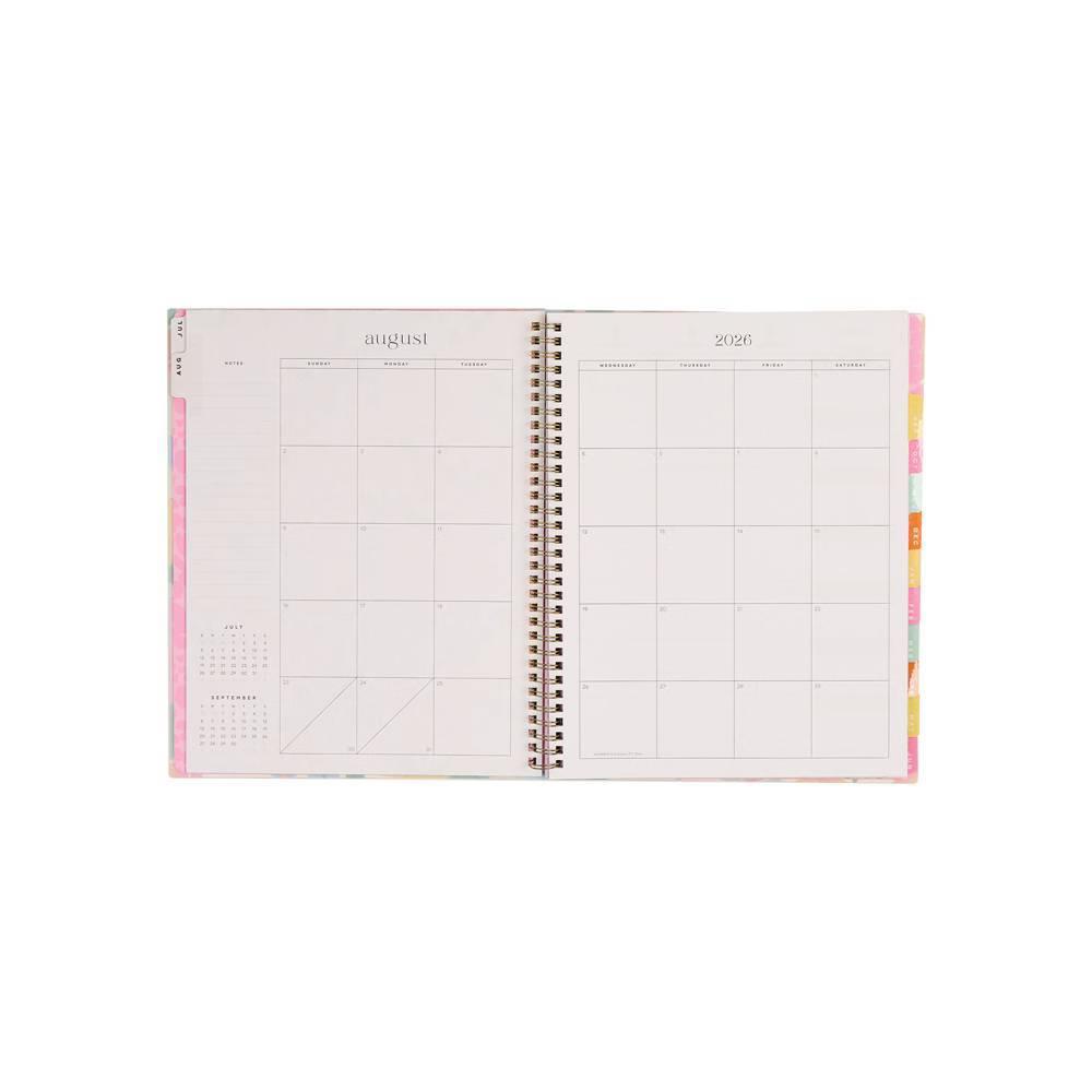 Happy Brands 2026-2027 9.375"x11.875" Organized Ditzy Garden Big 12 Months Twin Loop Dated Teacher Planner - Image 11