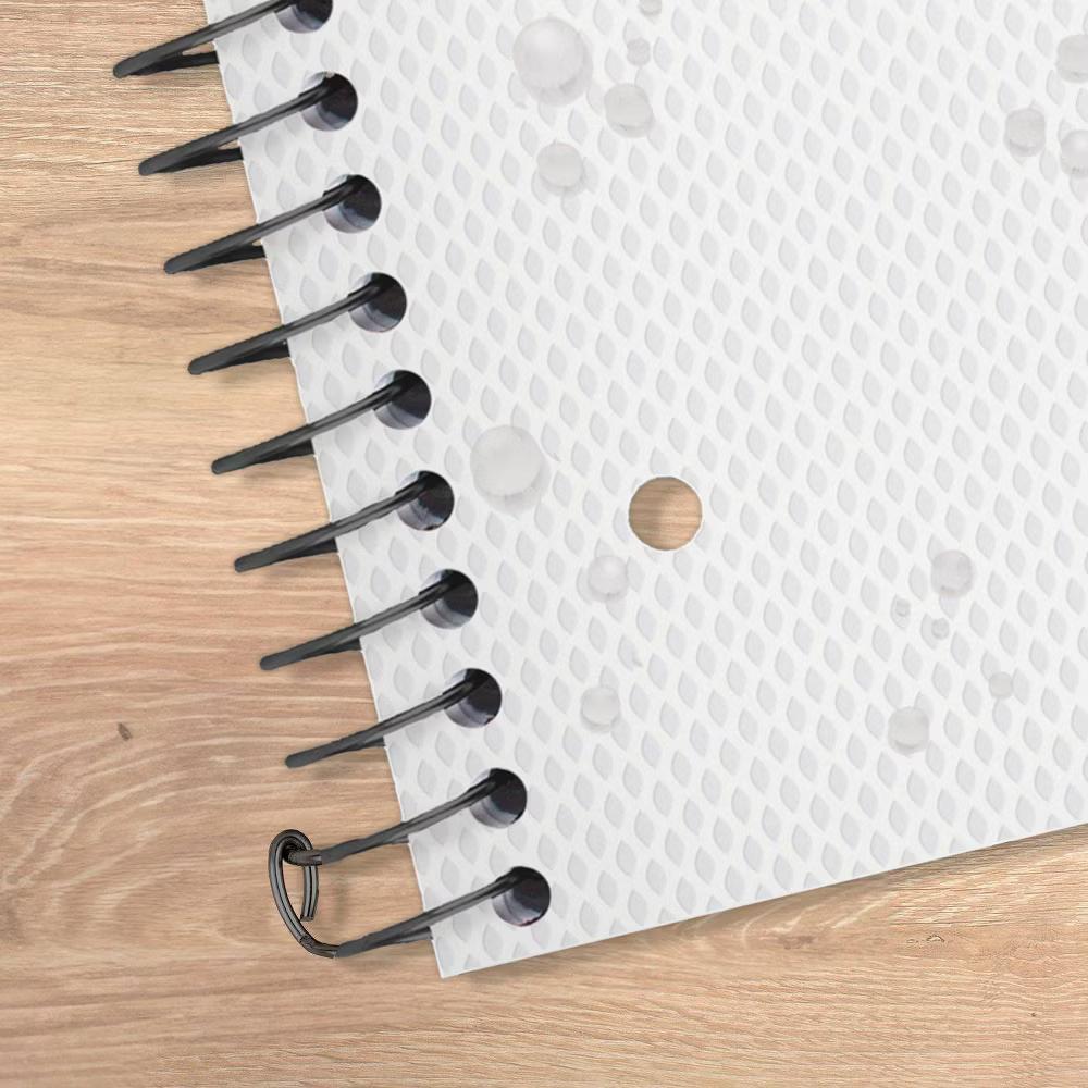 Five Star 220 Sheets College Ruled Notebook Feature Rich White: 5 Subject, Spiral, 3 Hole Punched, Perforated Pages - Image 8