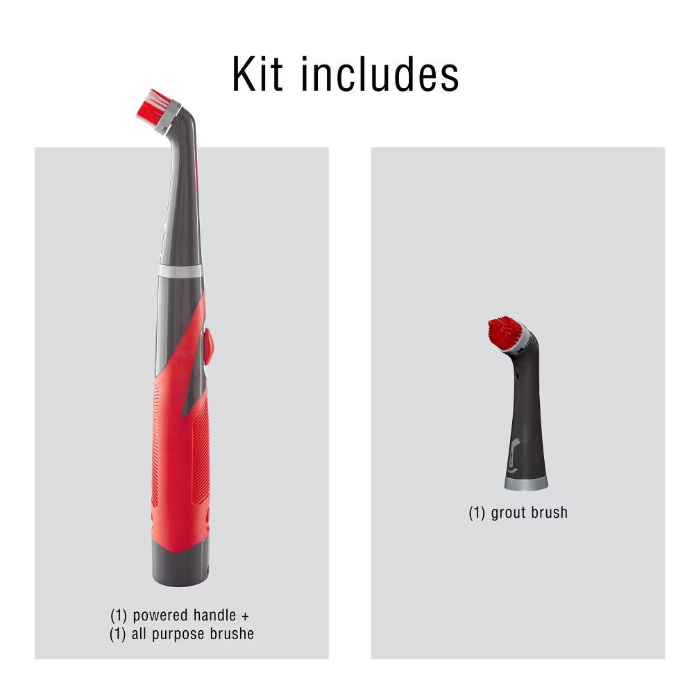 Power Scrubber with 1 All-Purpose Scrubbing Head and 1 Grout Scrubbing Head - Image 5