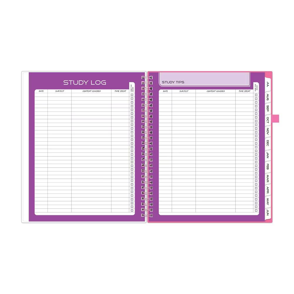 Blue Sky Your Year 7-12 Grade Weekly/Monthly Planner Wirebound 7"x9" Pink Heartsy - Image 12