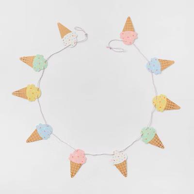 Ice Cream Garland with Gold Metallic - Image 3