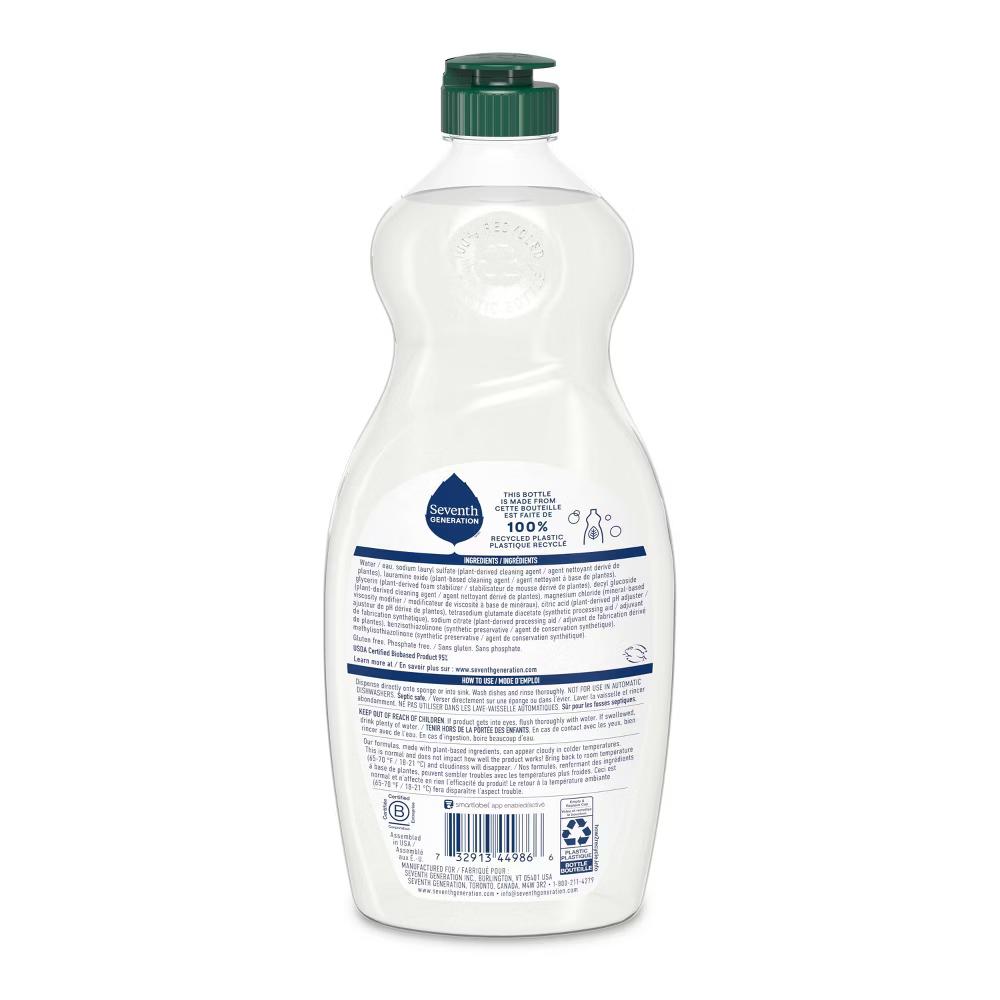 Seventh Generation Free & Clear Liquid Dish Soap - Image 3
