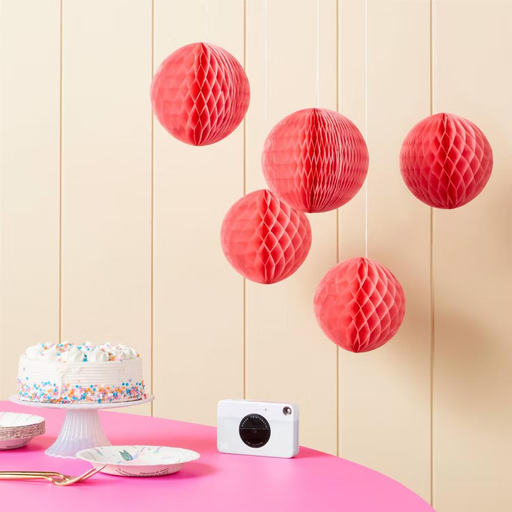 5ct Light Pink Honeycombs - Image 3