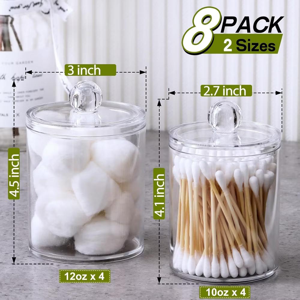 Maison Acrylic Qtip Holder Dispenser - Image 9
