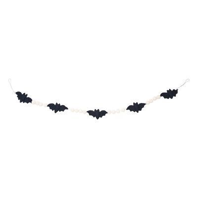 Gallerie II 60" Bat Decorative Felt Halloween Garland - Image 2