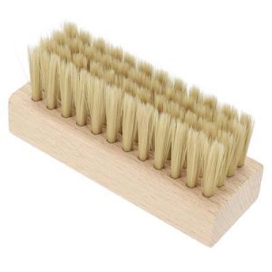 Canvas Sneakers Handheld Shoes Cleaning Scrub Brush Beige 1 Pc