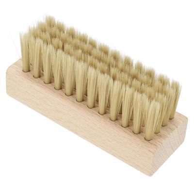 Canvas Sneakers Handheld Shoes Cleaning Scrub Brush Beige 1 Pc
