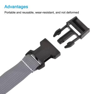Travel Accessory Luggage Adjustable Buckle Belt Utility Strap 3 Pcs