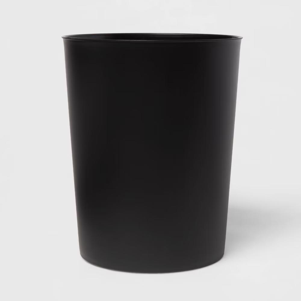 Bath Coordinates Bundle Black - Plastic Hand Washable, Includes Wastebasket & Soap Dispenser - Image 4