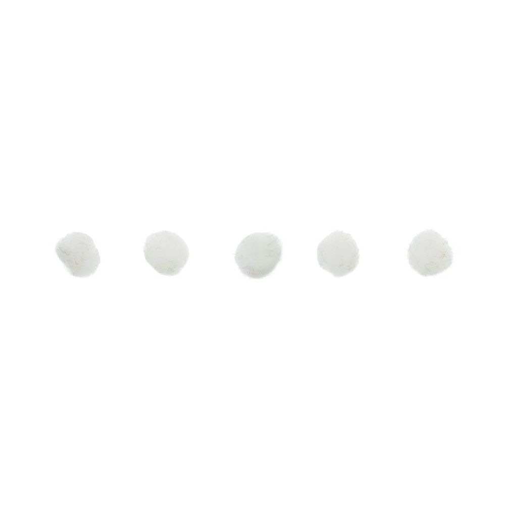 65ct 0.5in Mini Pom Poms for DIY Arts and Crafts, Tiny Acrylic Poms Craft Embellishments - Image 37