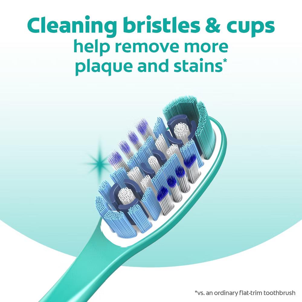 360 Deep Clean Manual Toothbrush - Medium - 4ct - Image 3