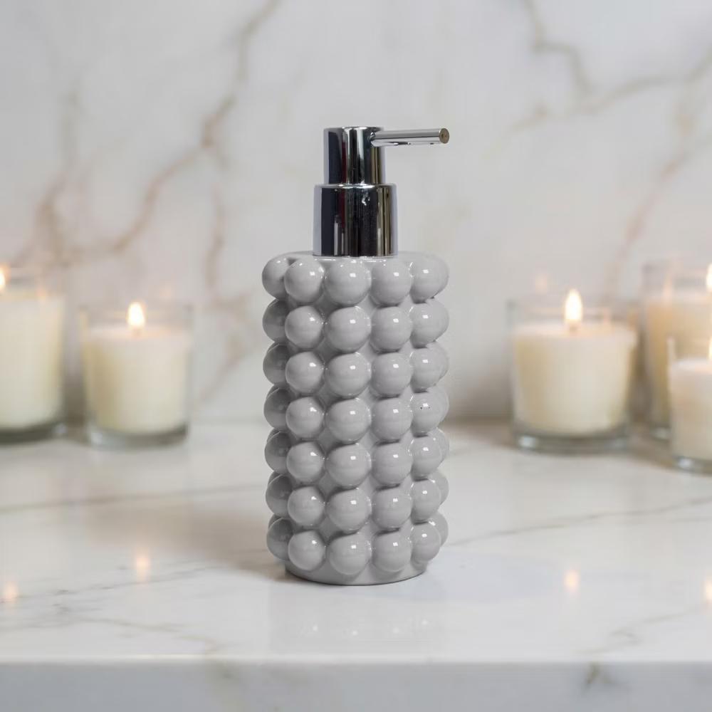 Better Trends Nova Bathroom Accessories 100% Resin Impeccably Crafted Soap Dispenser with Rust-Proof Pump for Bathroom & Kitchen Countertops - Image 19