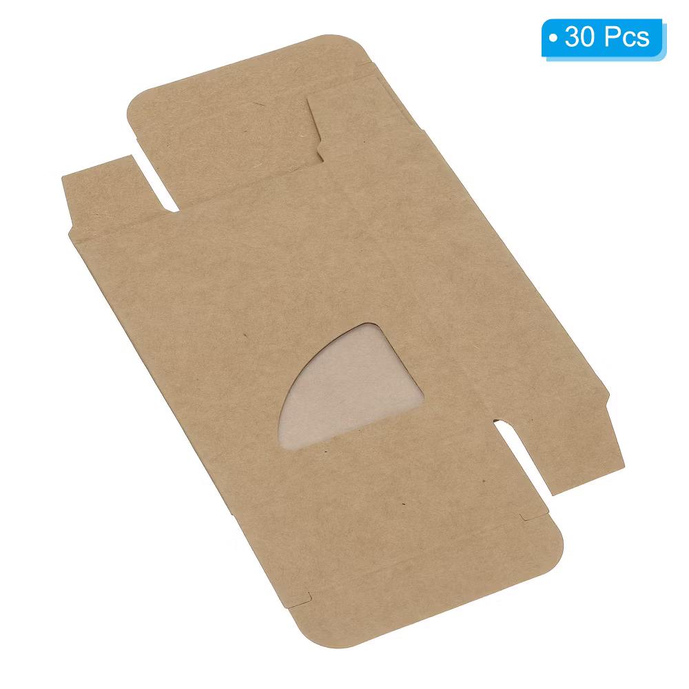 Paper Sturdy Soap Box with Triangle Pattern Clear Window 30 Pcs - Image 9