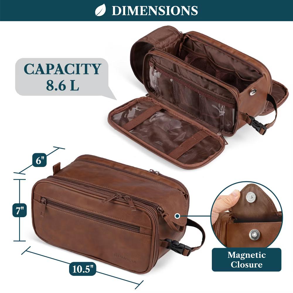 Toiletry Bag Women Men, Travel Toiletries Organizer Case, Essentials Shaving Dopp Kit, Cosmetic Make Up Accessories - Image 17