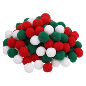 Creative DIY Crafts Decoration Home Art Supplies Pom Poms 0.8" 200 Pcs