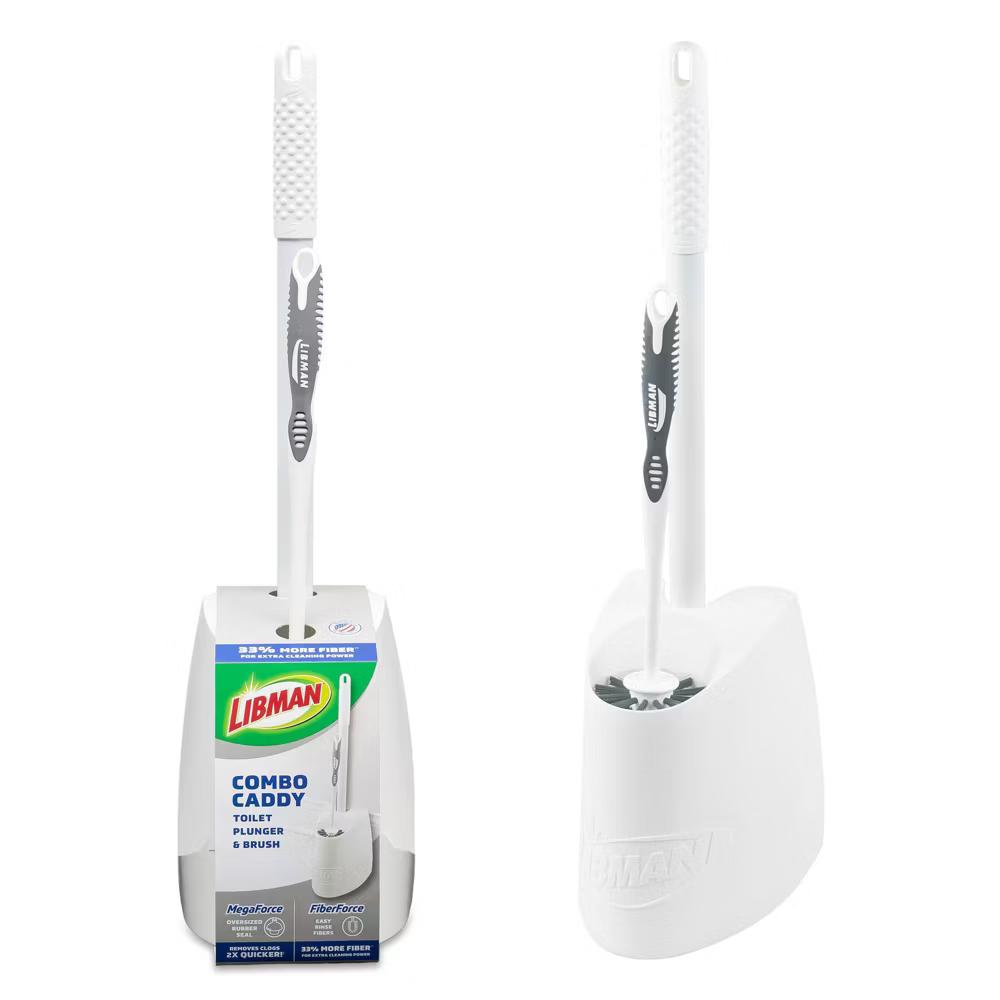 Libman MegaForce Combo - Toilet Brush & Plunger - Image 2
