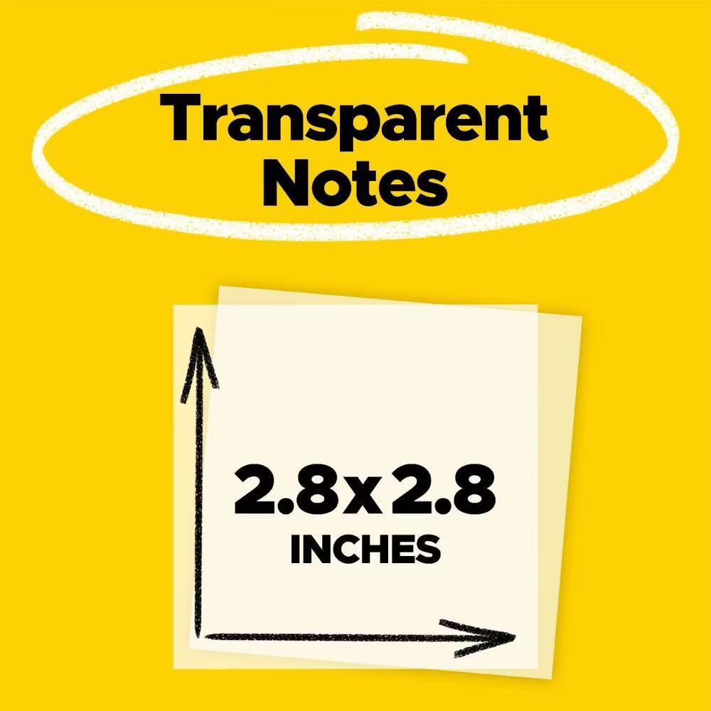 3"x3" Transparent Sticky Notes 2pk - Image 9
