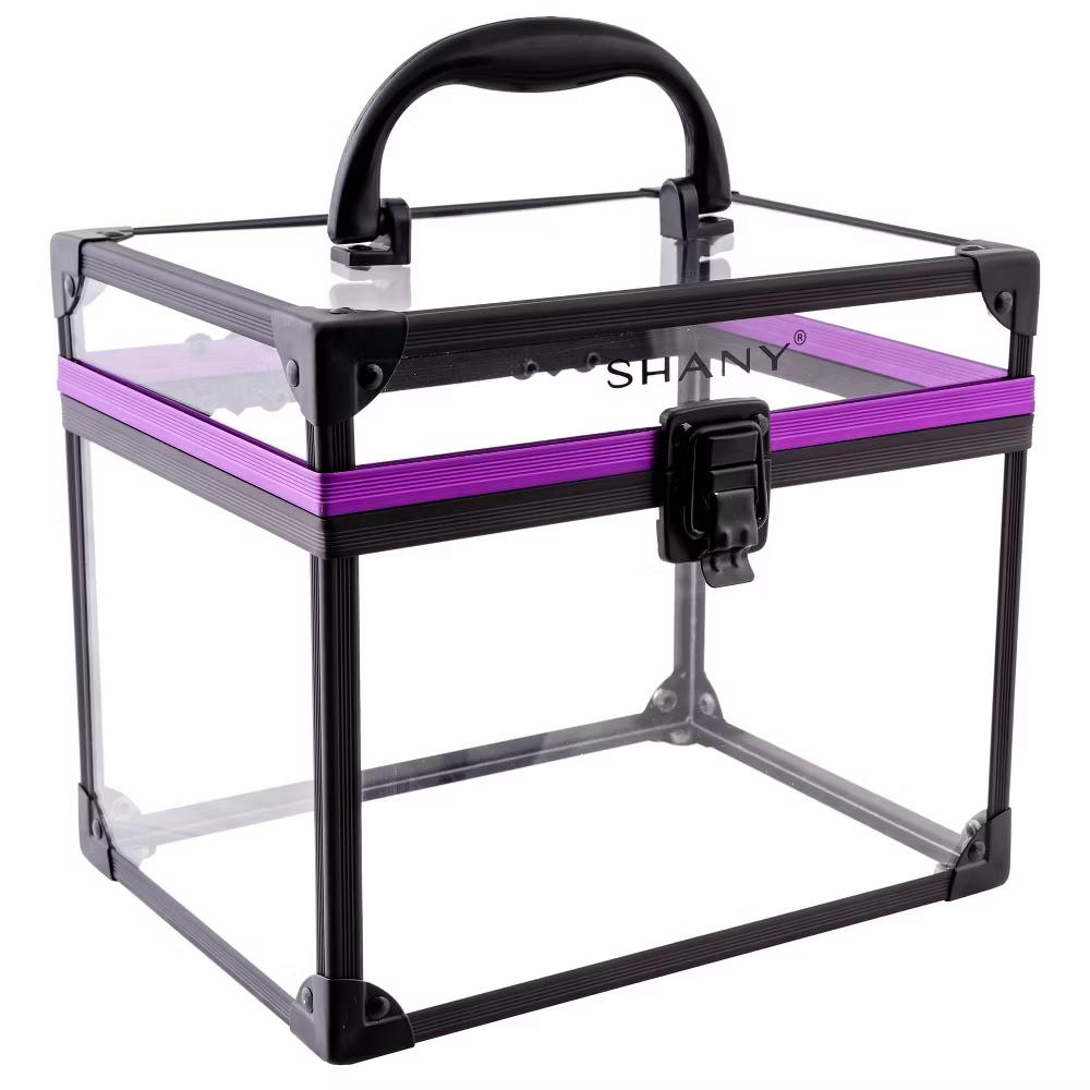 SHANY Clear Cosmetics and Toiletry Train Case - Image 19