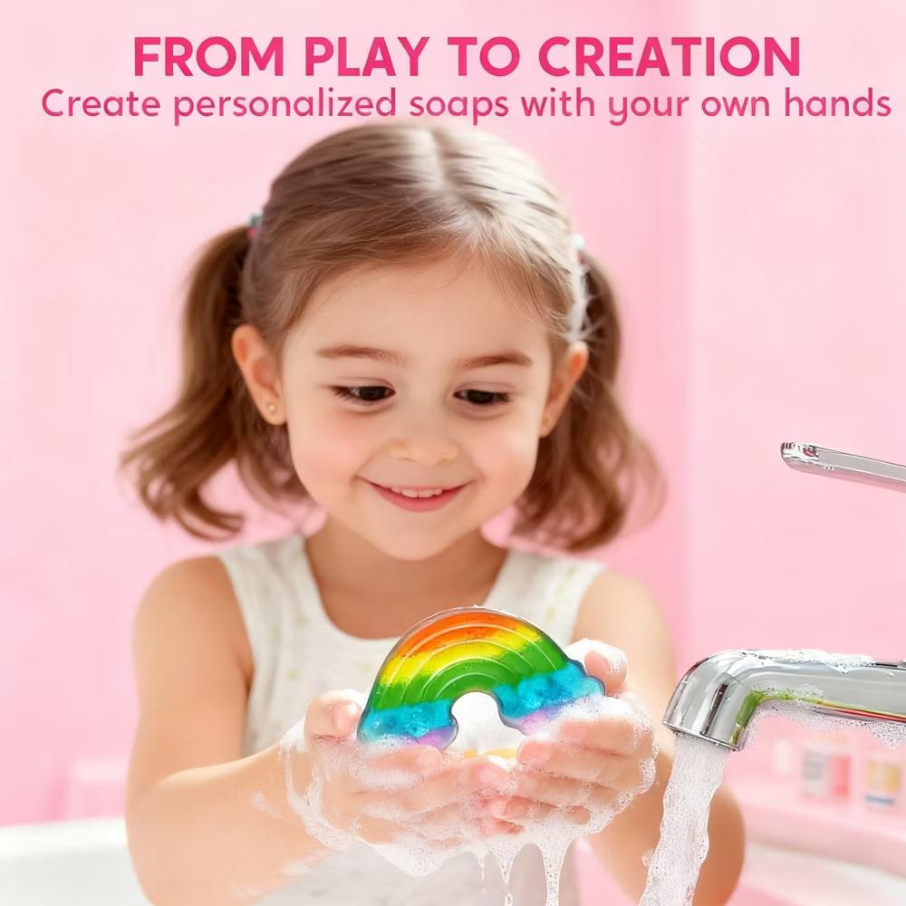 Soap Making Kit for Kids, DIY Arts and Crafts, Unicorn Girl Gifts, STEM Toys Science Kits, Ideal Birthday Gifts for Boys Girls Ages 6 7 8 - Image 6