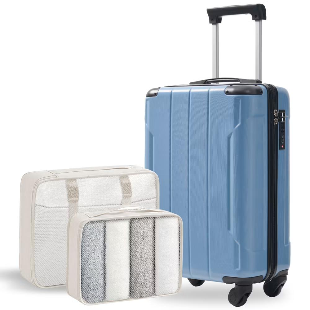 20" Hardshell Carry-On Luggage with 2 Packing Cubes & Spinner Wheels & TSA Lock, Lightweight ABS Suitcase - ModernLuxe - Image 33