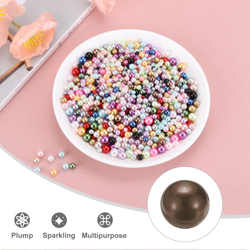 No Hole ABS Round Faux Pearl for Vase Fillers DIY Home Decoration 800 Pcs - Image 16