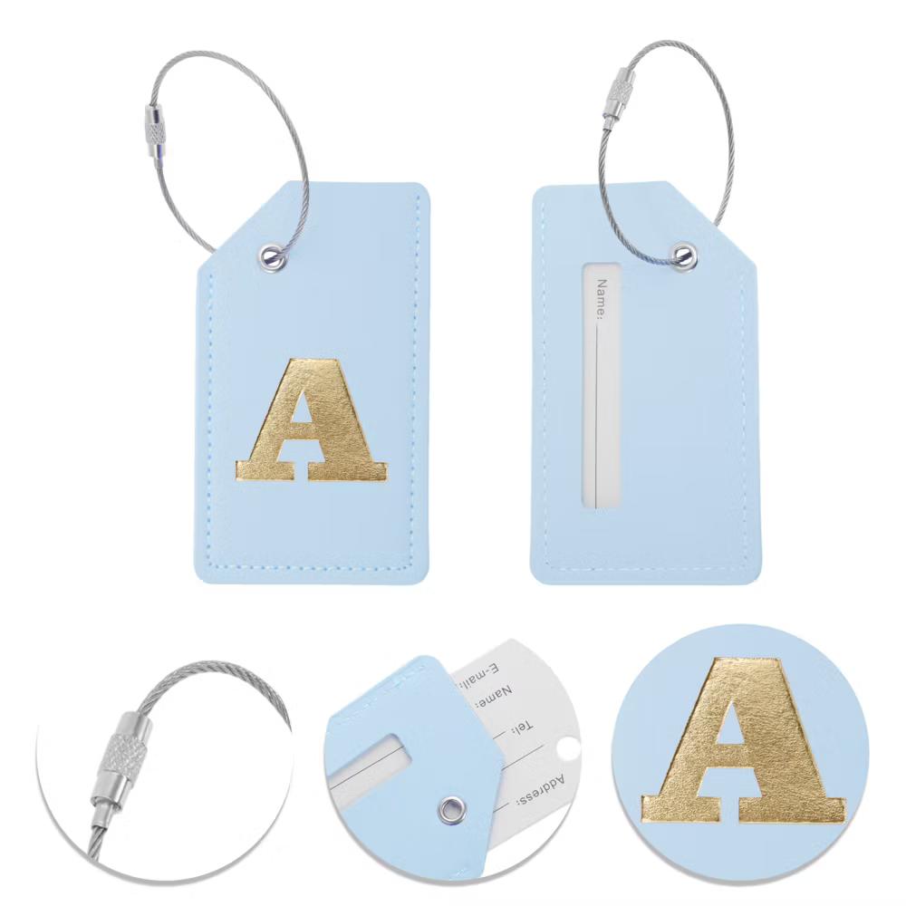 Luggage Tag Light Blue 1 Pc - Image 5