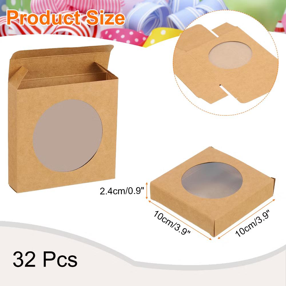Bakery Candy Jewelry Soap Display Kraft Mini Gift Boxes 32 Pcs - Image 52