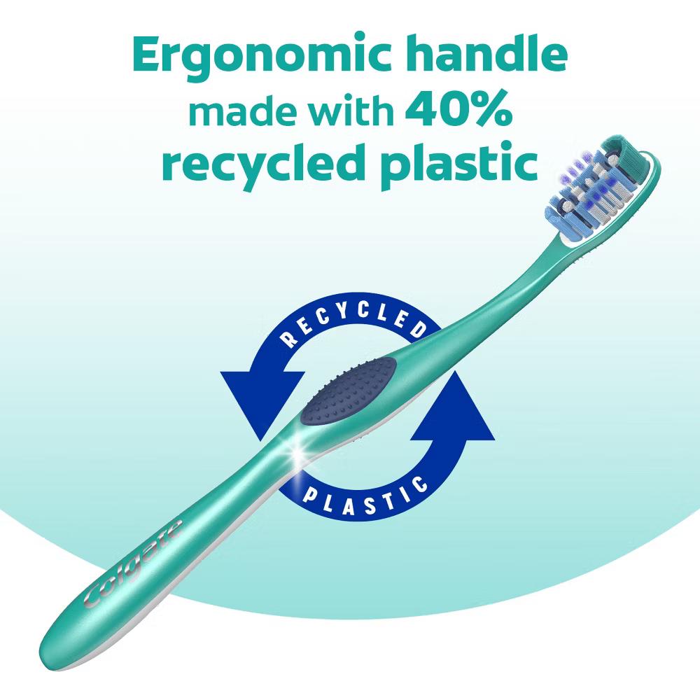 360 Deep Clean Manual Toothbrush - Medium - 4ct - Image 2