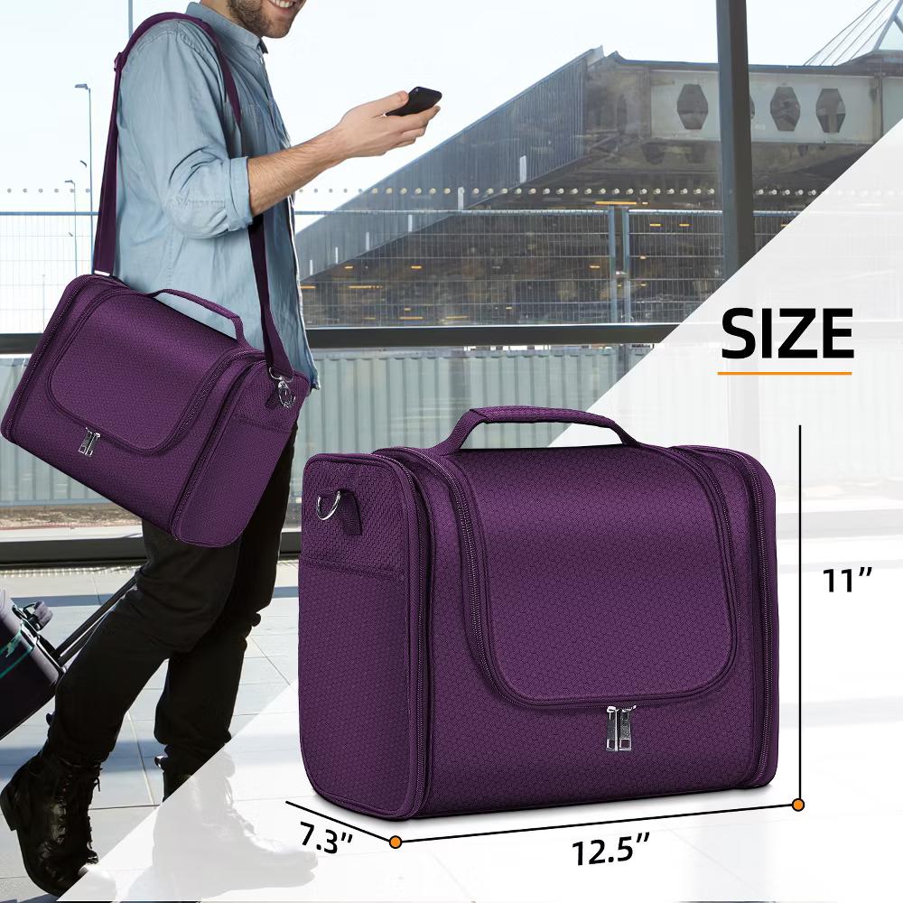 Large Capacity Toiletry Bag for Women and Men, Hanging Toiletry Organizer Cosmetics Makeup Bag - Image 49