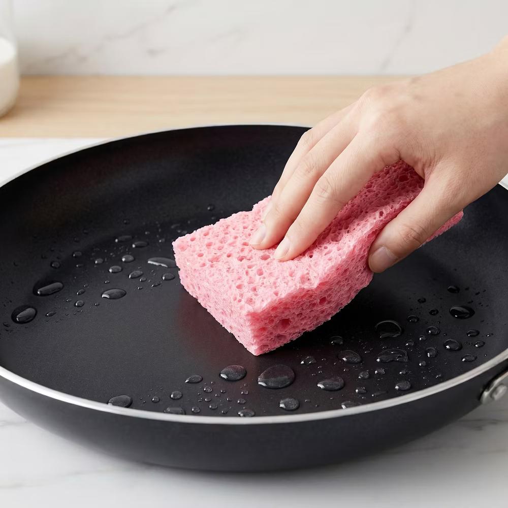 Kitchen Household Cleaning Non-Scratch Cleaning Sponge 6 Pcs - Image 37