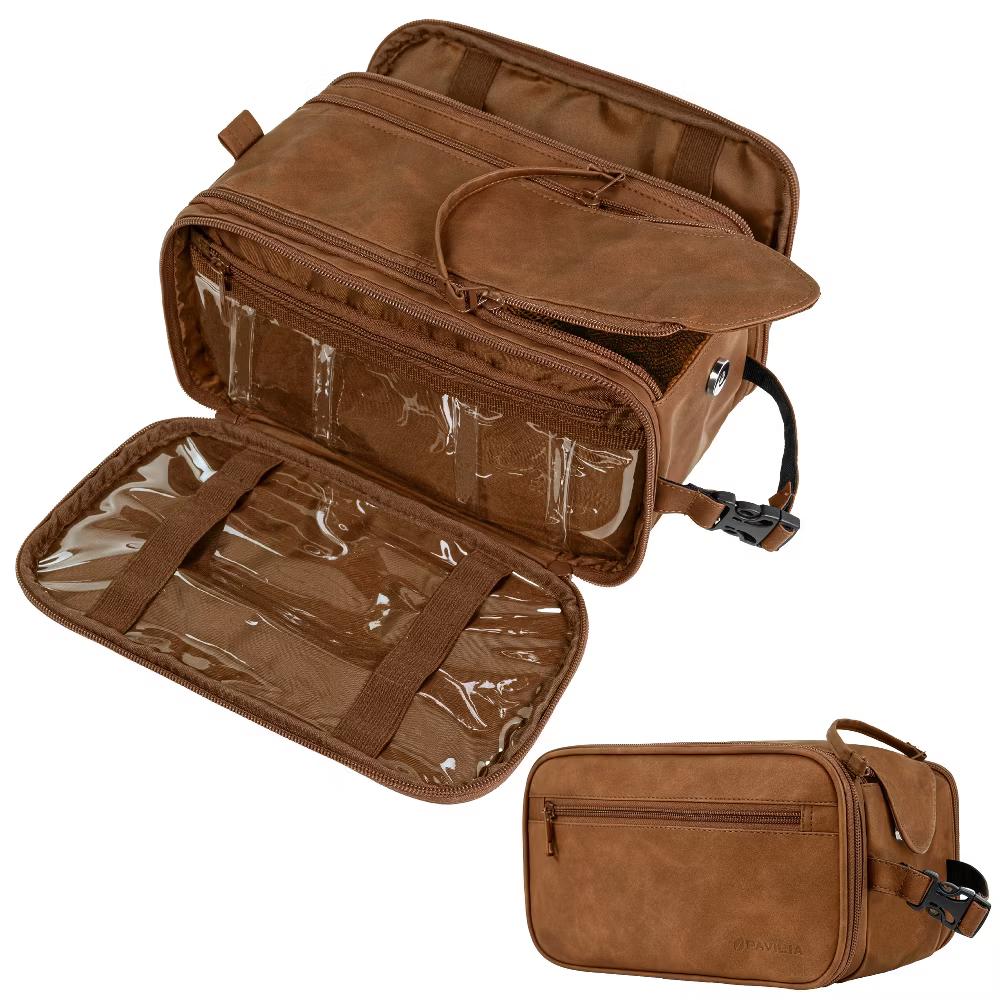 Toiletry Bag Women Men, Travel Toiletries Organizer Case, Essentials Shaving Dopp Kit, Cosmetic Make Up Accessories - Image 36
