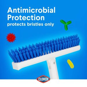 48 inch Max Reach Tub & Tile Grout Scrub Brush: Multi-Surface Cleaning, Household Scrub Tool