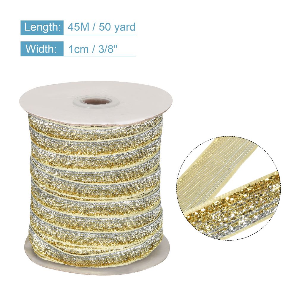 Single Face Sparkle Velvet Ribbon for Bouquets DIY Crafts - Image 6