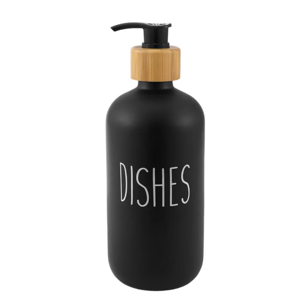 Elegant Contains the Letters DISHES Soap Pump Dispenser for Bathroom 16.9oz 1 Pc - Image 7