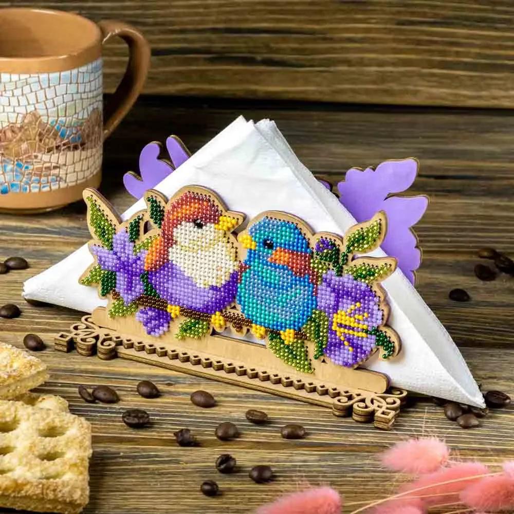 Crafts Bead embroidery kit on wood FLK-532 - Image 6