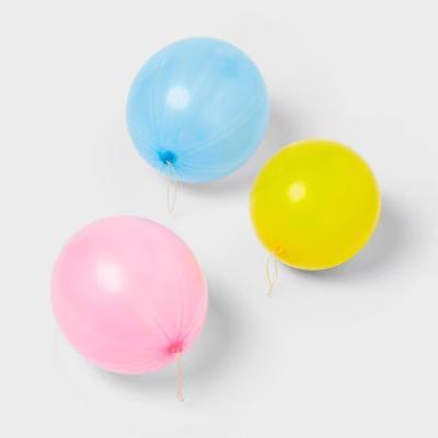 6ct Punch Balloons - Multicolor Party Supplies for Kids, Punching Balloons with Rubber Band, Ages 8 - Image 4