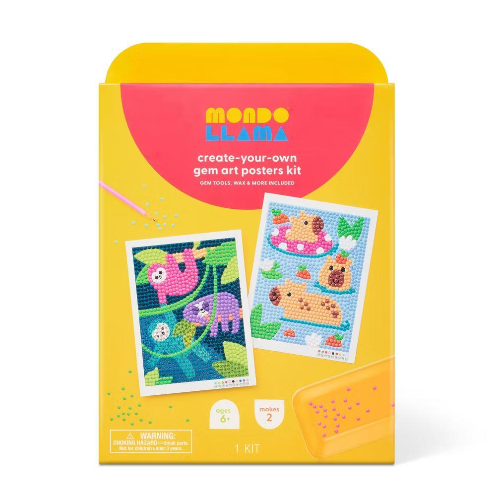 2ct Animal Gem Art Craft Activity Kit - Image 2