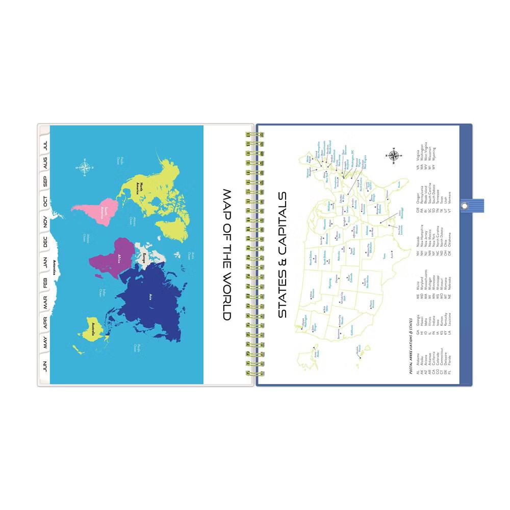Blue Sky Your Year 7-12 Grade Weekly/Monthly Planner Wirebound 7"x9" Cream Collage - Image 13