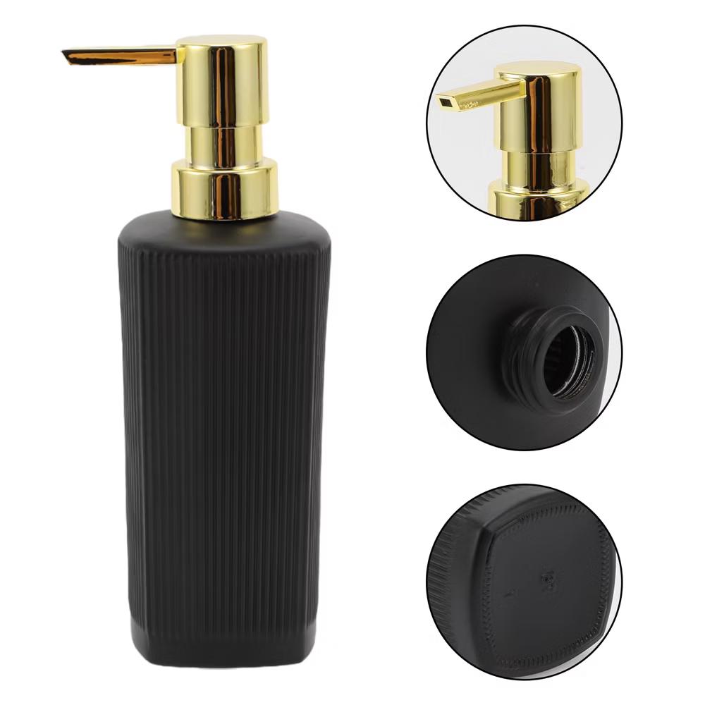 Classic Vertical Lines Soap Pump Dispenser for Bathroom 350ml 1 Pc - Image 53