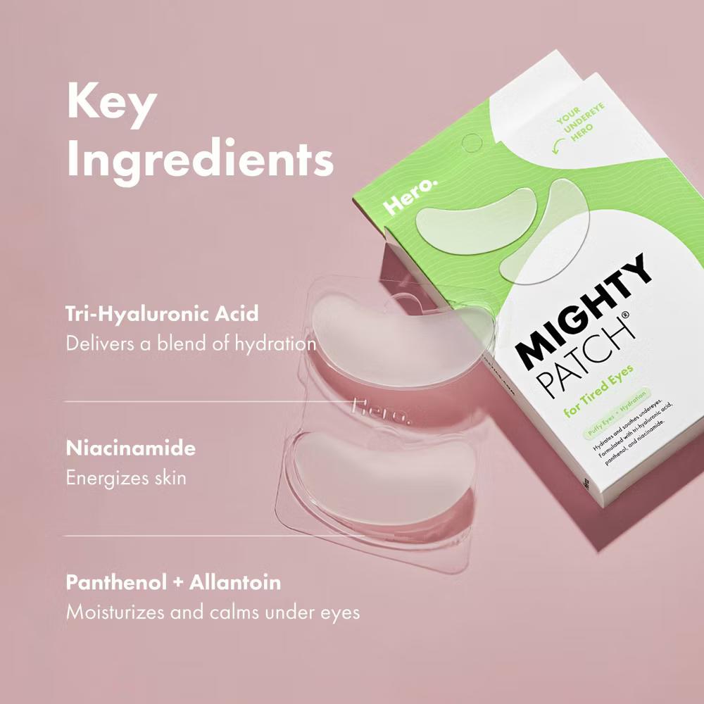 Hero Mighty Patch for Tired Eyes - 6ct: Fragrance-Free, Brightening, For Normal Skin - Image 5