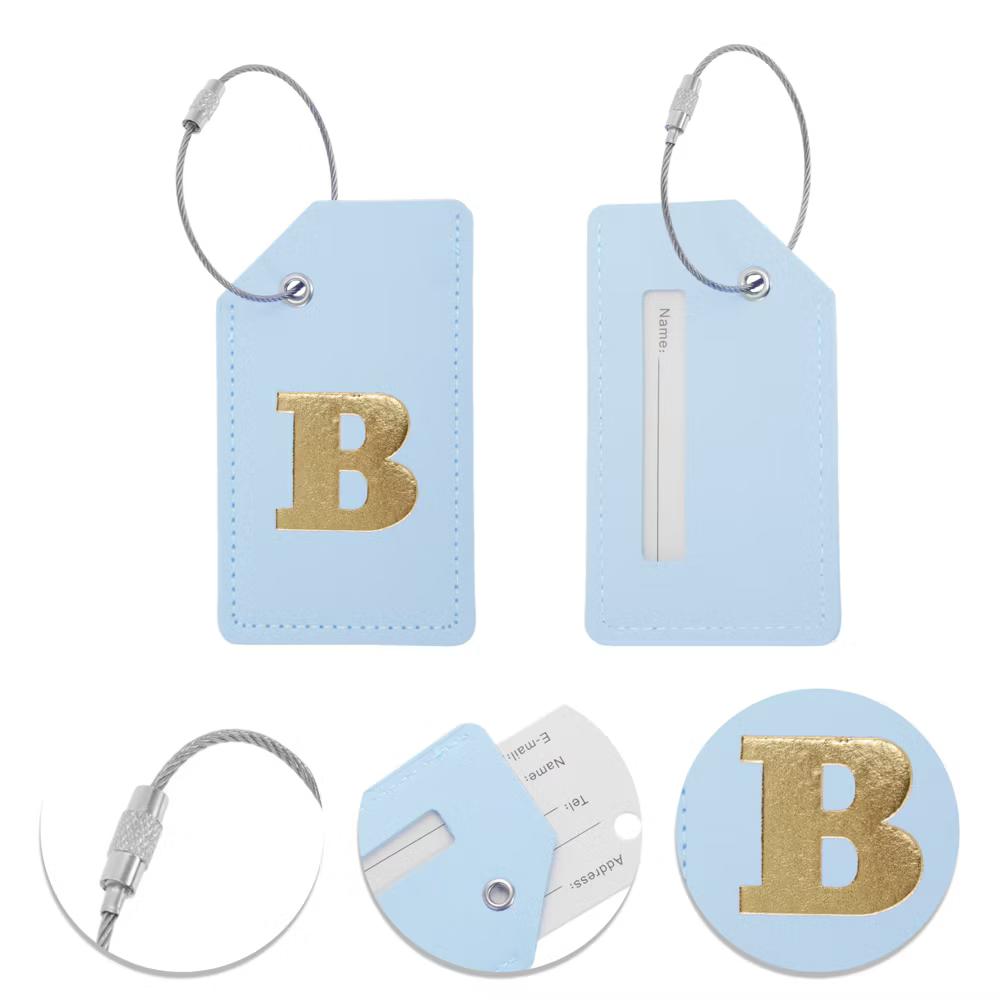 Luggage Tag Light Blue 1 Pc - Image 8