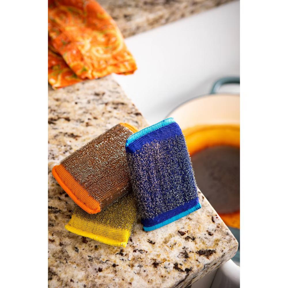 Heavy Duty Scouring Pad - 2ct: Foam, Steel Material - Image 10