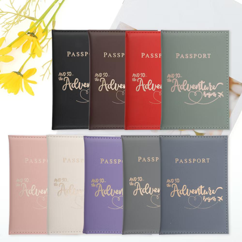 Letters Design Passport Holder 1 Pc - Image 16