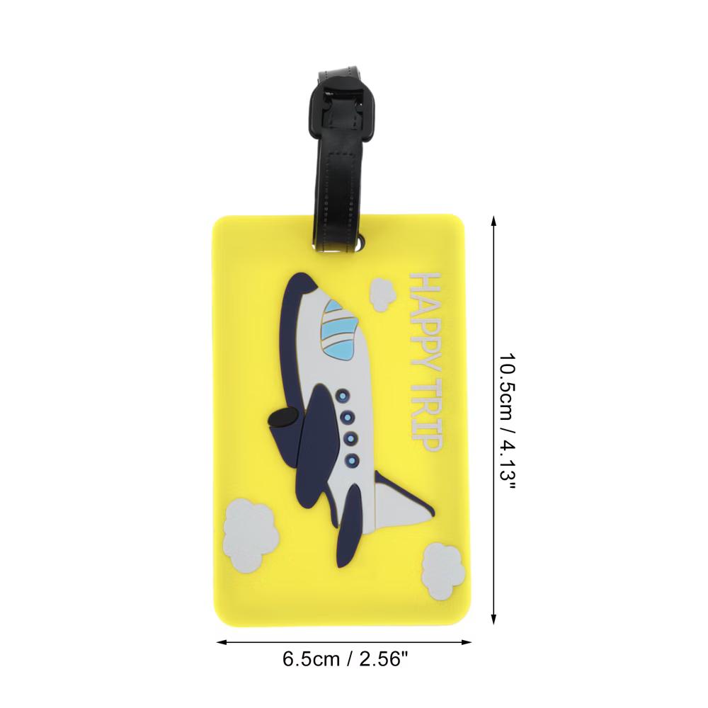 Happy Pattern Luggage Tag 1 Pc - Image 3