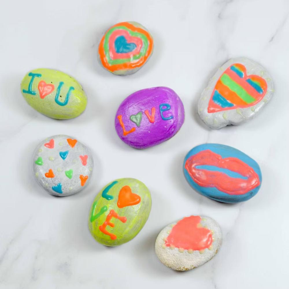 Creativity for Kids Glow in the Dark Rock Painting Kit: DIY Art for Kids Activities, Painted Rock Kits, Ages 6