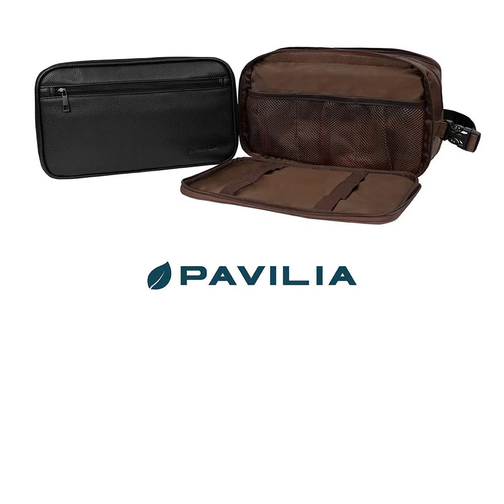 Toiletry Bag for Men, Travel Pouch Essentials Shaving Dopp Kit, Water Resistant Organizer Case Accessories - Image 3