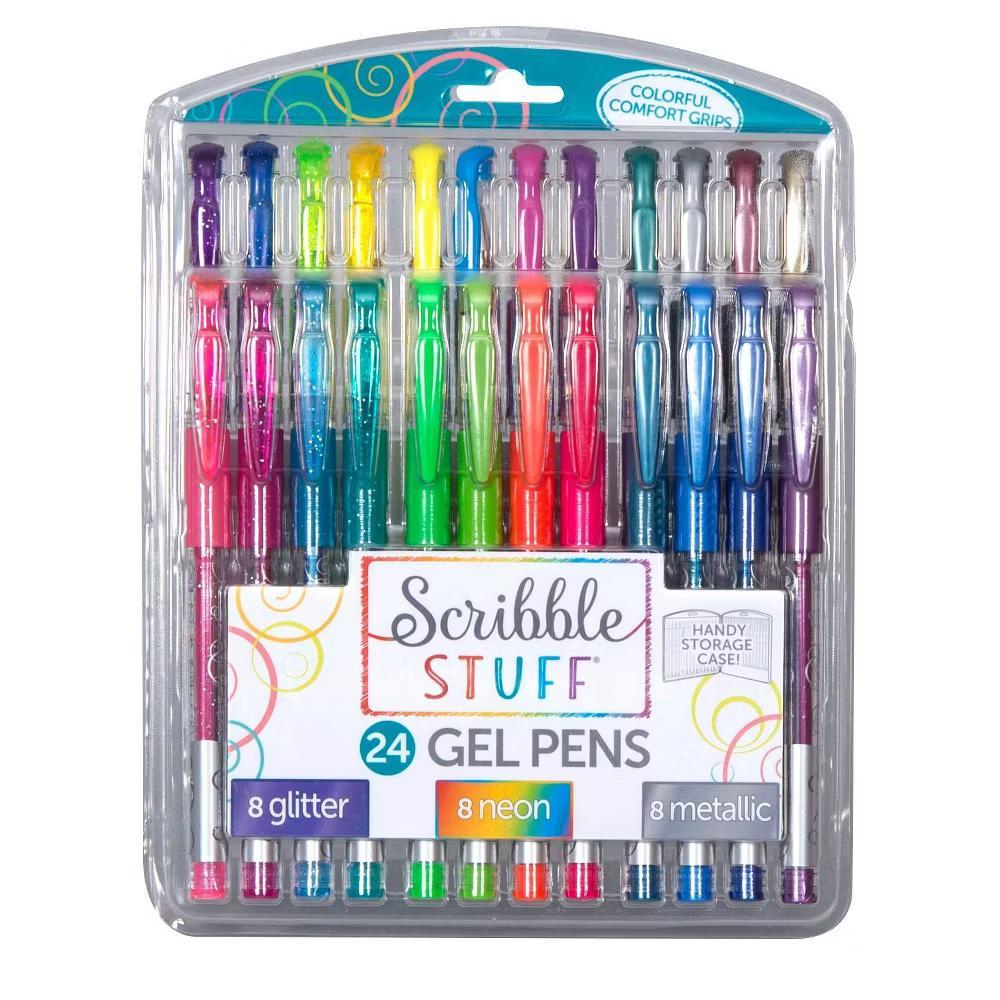 Scribble Stuff 24ct Gel Pens Clamshell - Image 4