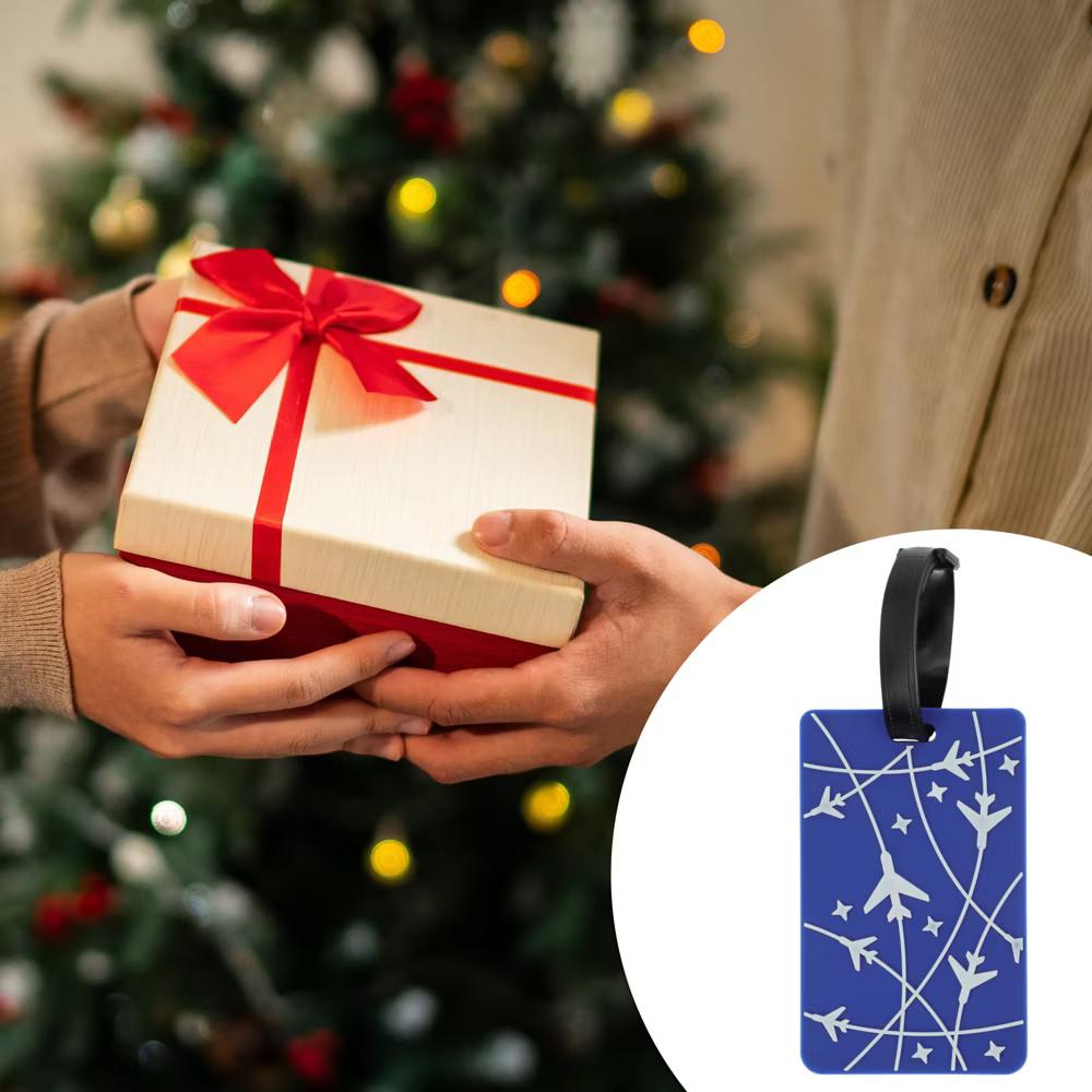 Airplane Lines Pattern Luggage Tag 1 Pc - Image 5